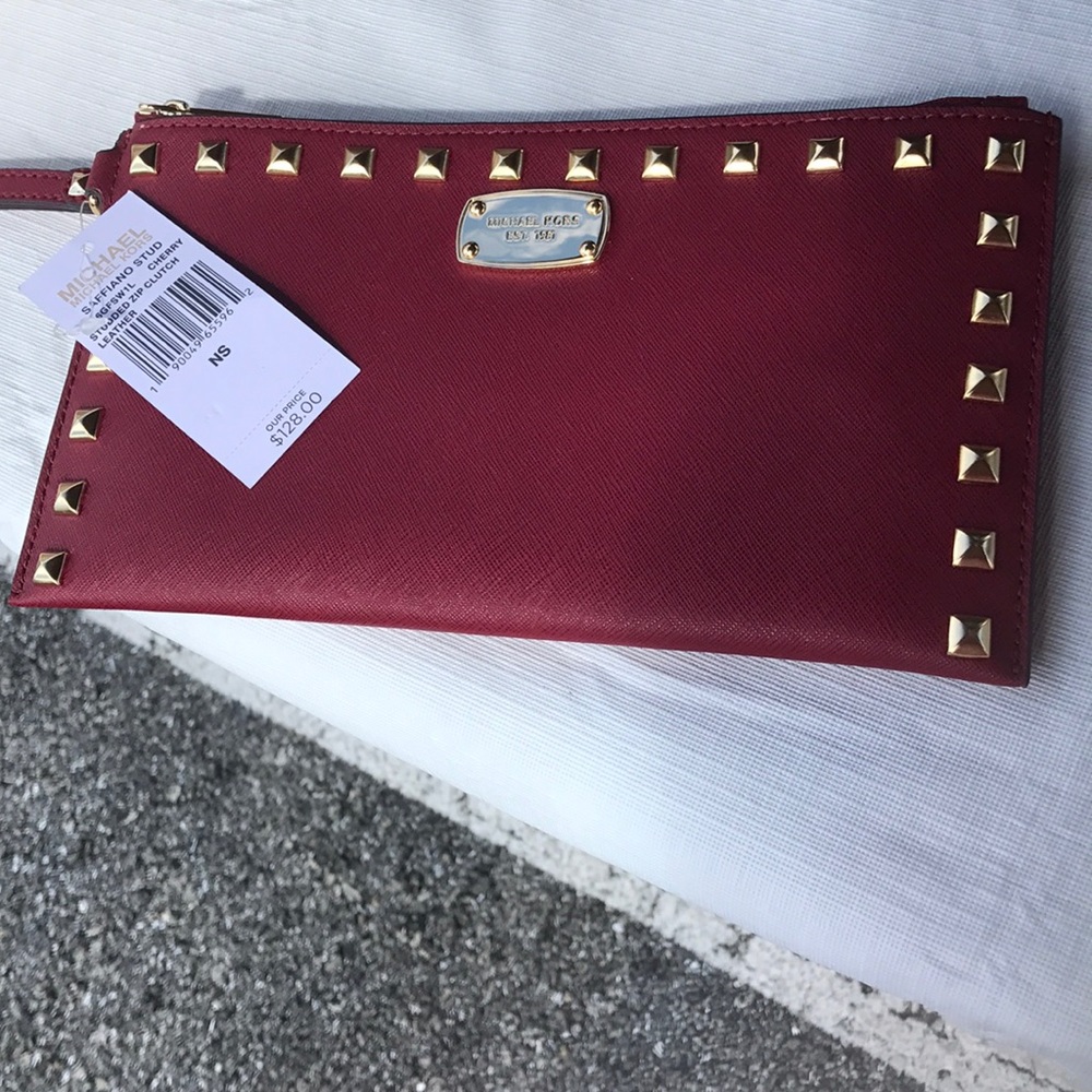 Michael Kors Large Studded Wristlet
